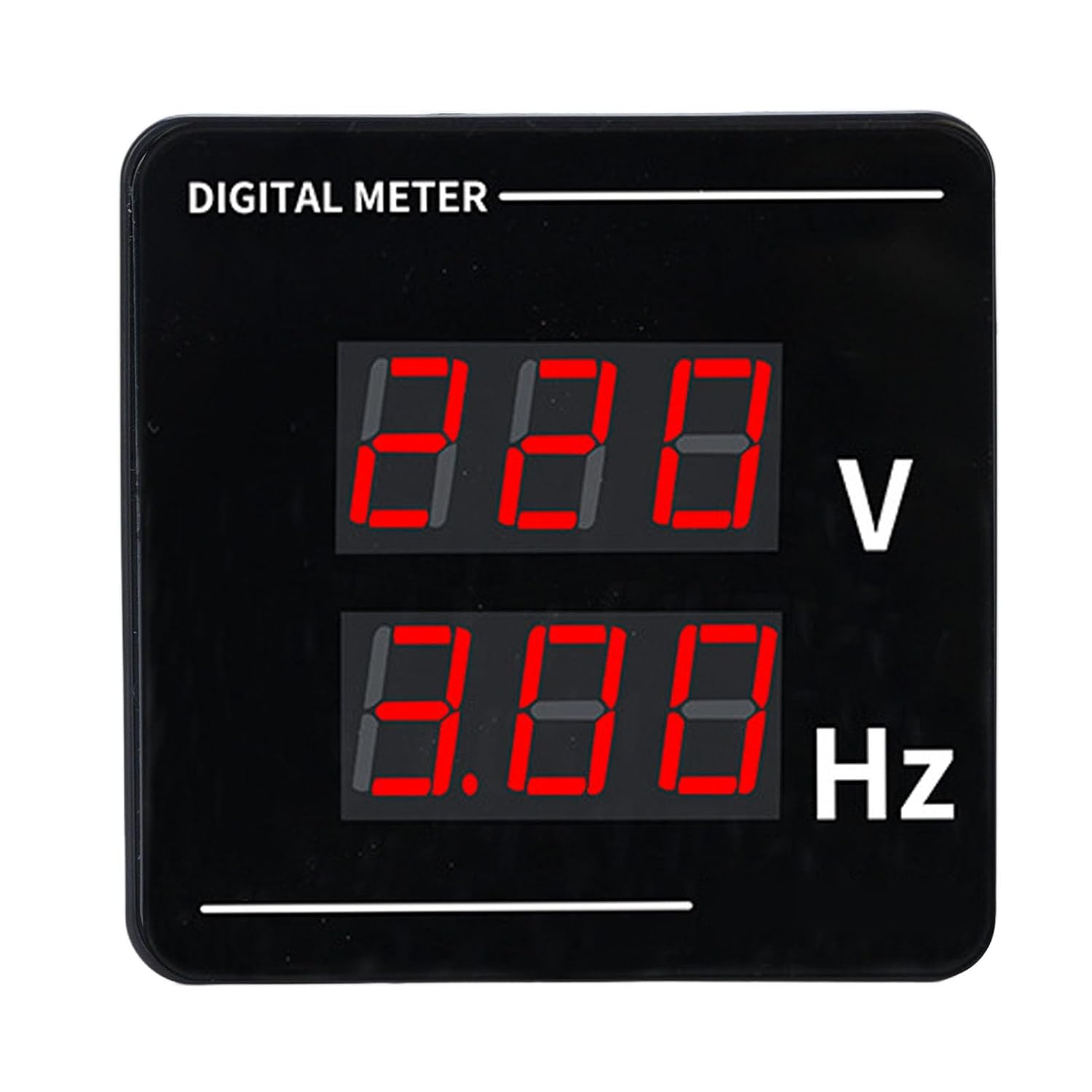 Digital AC Voltmeter Panel Mounting Meter, Digital Voltmeter Ammeter Panel, Voltage Amperage Tester with LCD Display, DC Voltage Voltage Indicator image number 3