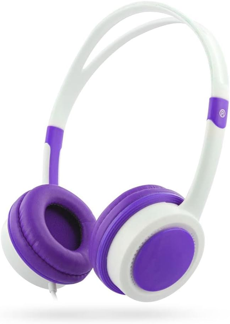 T'Nb CSKID2GIRL Kids Stereo Headphones 85 DB White/Purple