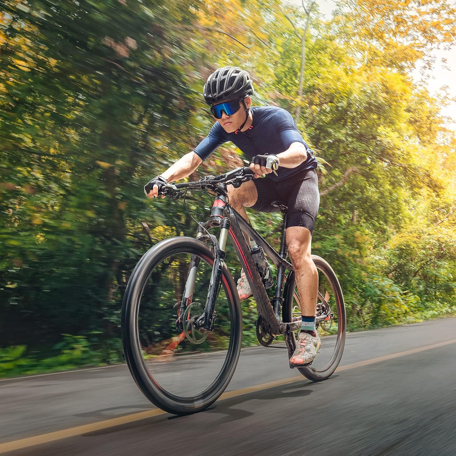 Yunscm 2 Pcs,26X2.125 Bike Tires,26X2.125 Bike Tyres,26X2.125 Bicycle Tires,26X2.125 Bike Tyre + Bike Inner Tube Schrader Valve 32Mm + Tire Lever,Mountain Bike Tire 26X2.125,Mtb Tire 26X2.125,Y-151 image number 5