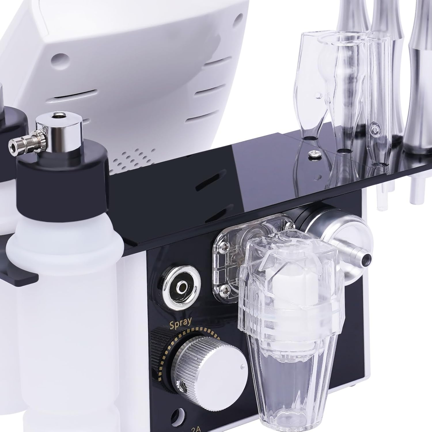 3 in 1 Diamond Microdermabrasion Dermabrasion Machine, Professional Exfoliating Face Skin Care Equipment with Micro Carving Pens, Glass Tubes and Vacuum Hoses for Personal Home Beauty Salon image number 6