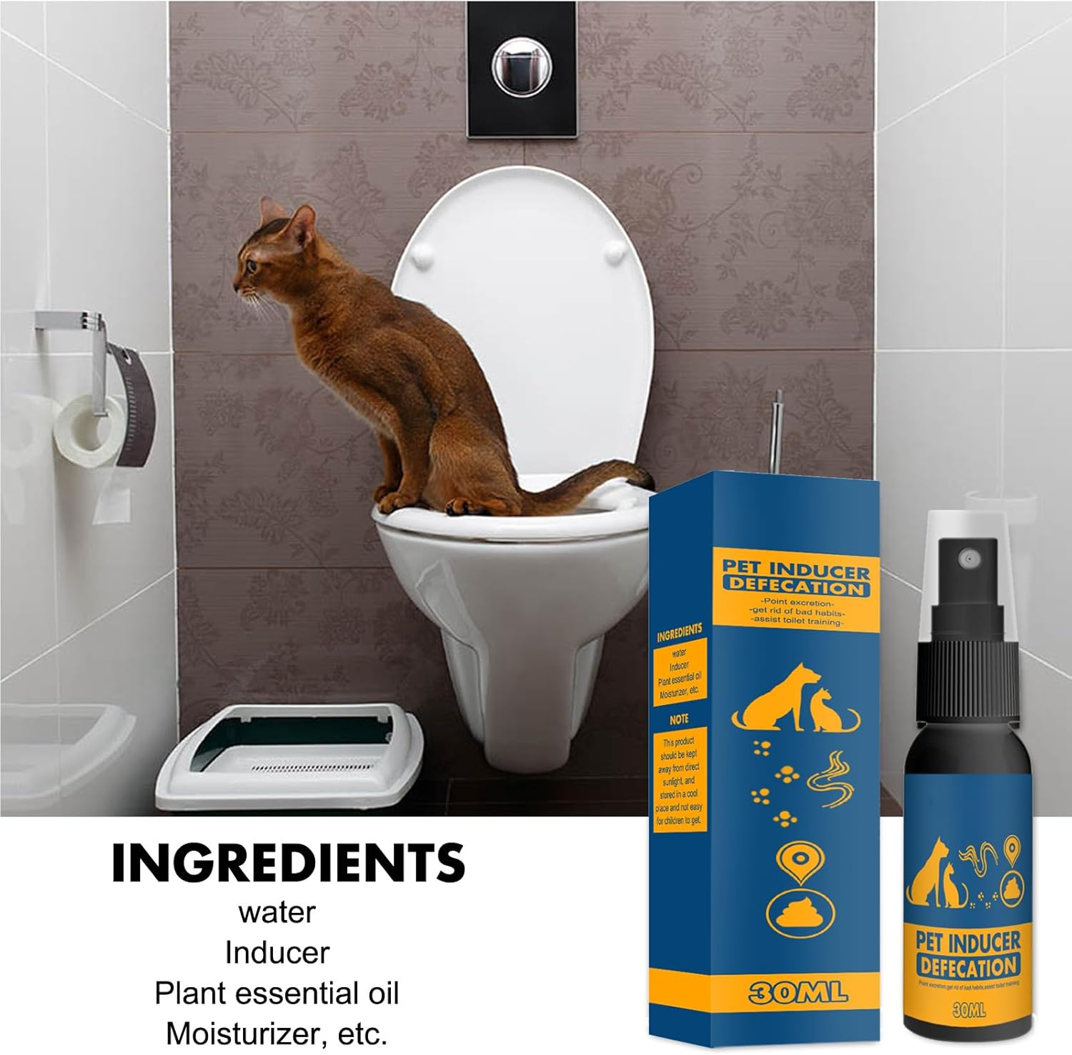 Dog Potty Training, Potty Training Spray for Dogs, Dog Pee Spray Training, Attractant Spray for Dogs Helps, Dog Toilets Training Aid for Indoor and Outdoor Use, Potty Here Training Spray image number 2