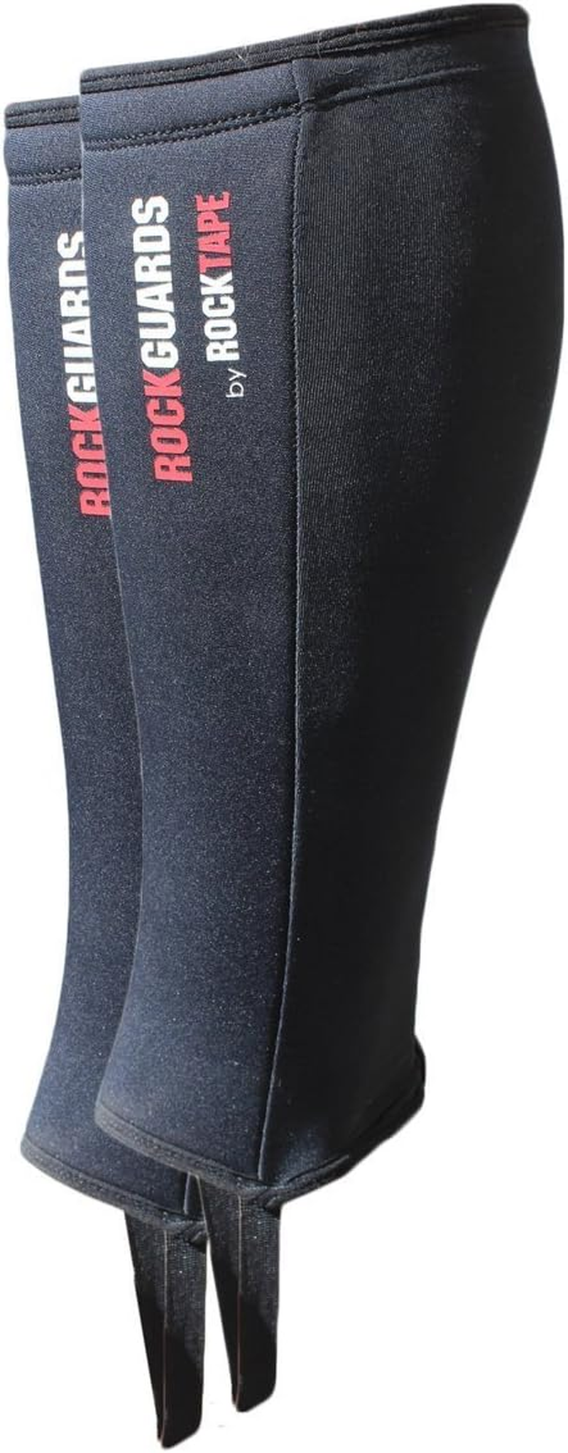 Rocktape Rockguard Shin Protection for Crosstraining and Obstacle Course Racing - Durable 5Mm Neoprene with Zipper Entry and Foot Strap for Secure Fit, Black, Medium image number 4