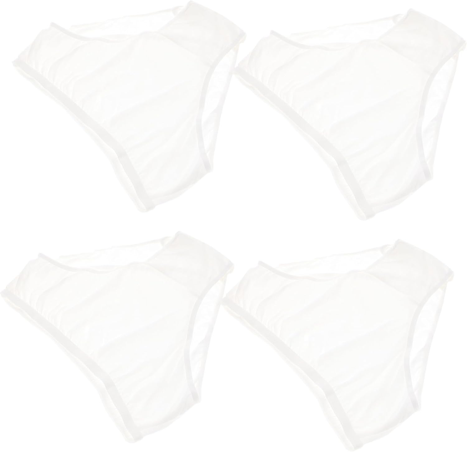 4Pcs Pregnant Women Disposable Briefs Cotton Panties Breathable Sanitary Underwear for Incontinent image number 1