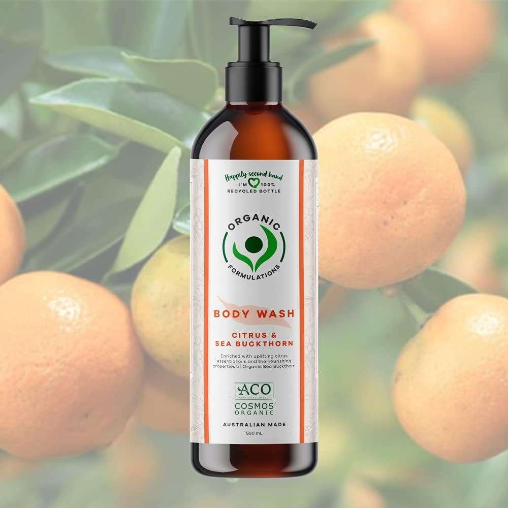 Organic Formulations Citrus & Sea Buckthorn Body Wash 500Ml