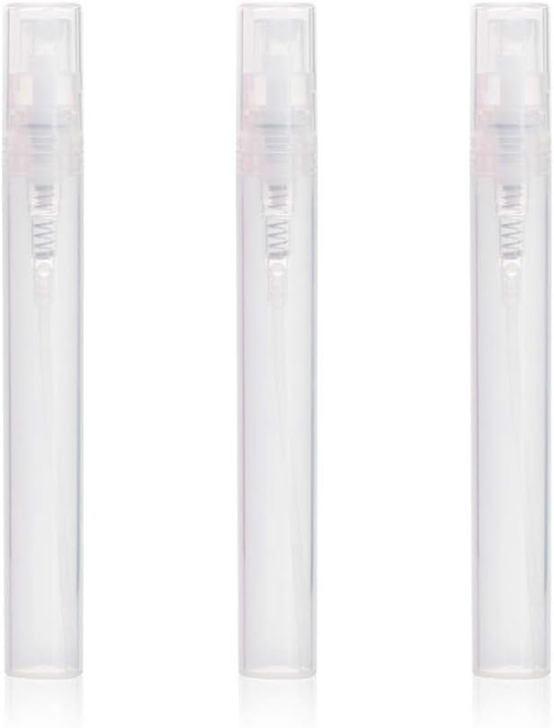 Refillable Cosmetics Press Bottles Perfume Containers 3 Pcs 5ML Transparent image number 1