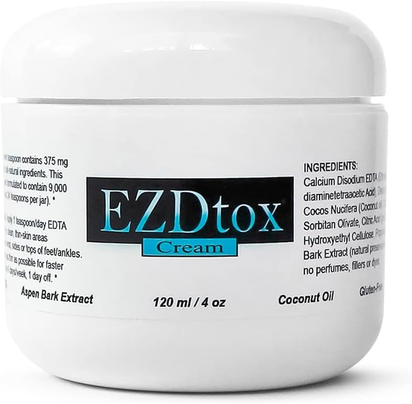 Ezdtox Cream - Heavy Metal EDTA Detox - 1 Month Supply - 4 Oz. Jar image number 4