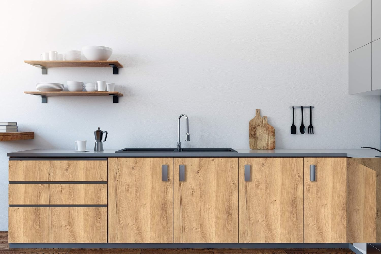 D-C-Fix 346-0668 Decorative Self-Adhsive Film, Ribbeck Oak, 17" X 78" Roll image number 5