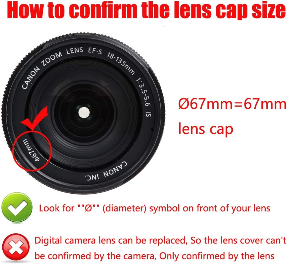 67Mm-82Mm Step up Ring [ 67Mm Lens to 82Mm Filter], FANZR Camera Lens Filter Adapter Ring, Premium Aluminum (2 Packs)