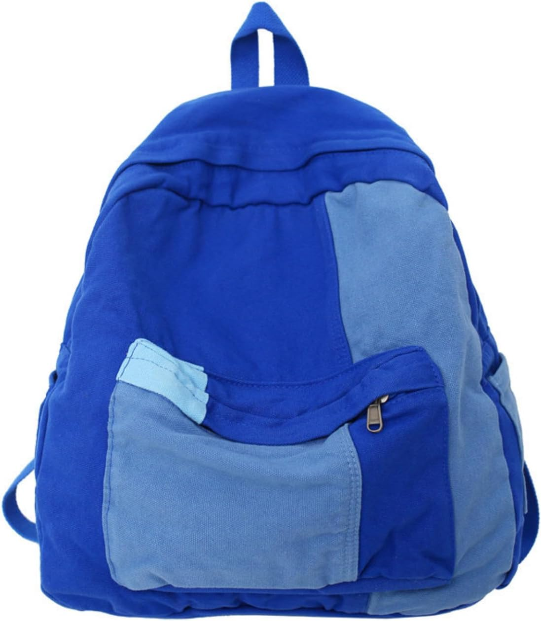 MININAI Vintage Canvas Backpack for Women Men Grunge Hippie Boho Patchwork Backpack College Book Bag Travel Casual Daypack