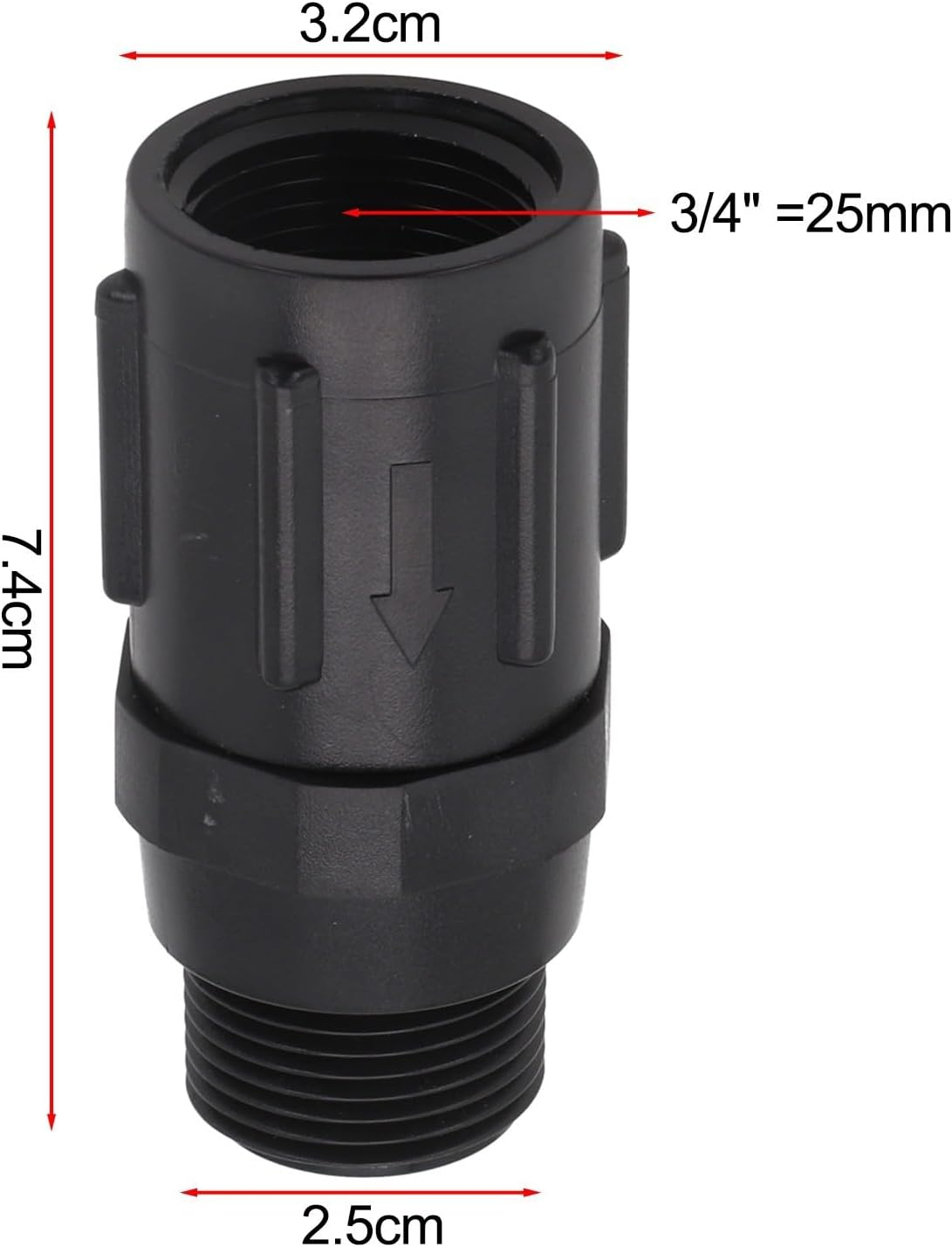 Gardening Irrigation Supplies, 15-45PSI Pressure Regulating Valve, Six-Point Internal and External Thread, Pressure Regulating Valve(25Psi) image number 1