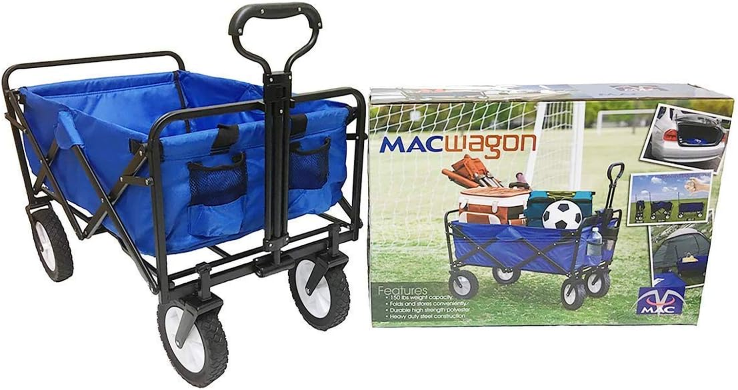 MAC SPORTS WTC-111 Outdoor Utility Wagon, Solid Blue image number 4
