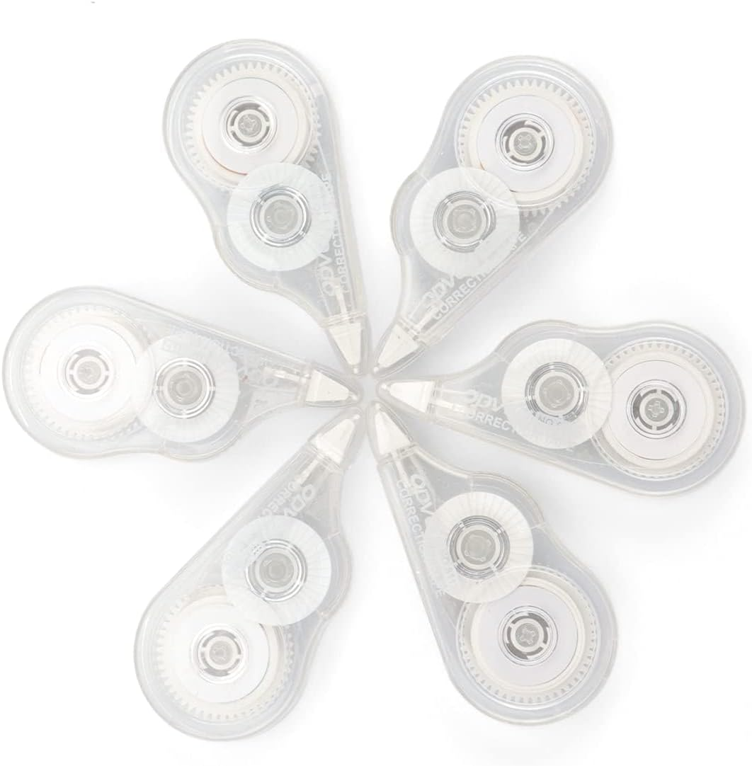 Correction Tape, 6 Pcs White Out Tape, 18M/59Ft Transparent Correction Tape for Note Taking image number 2