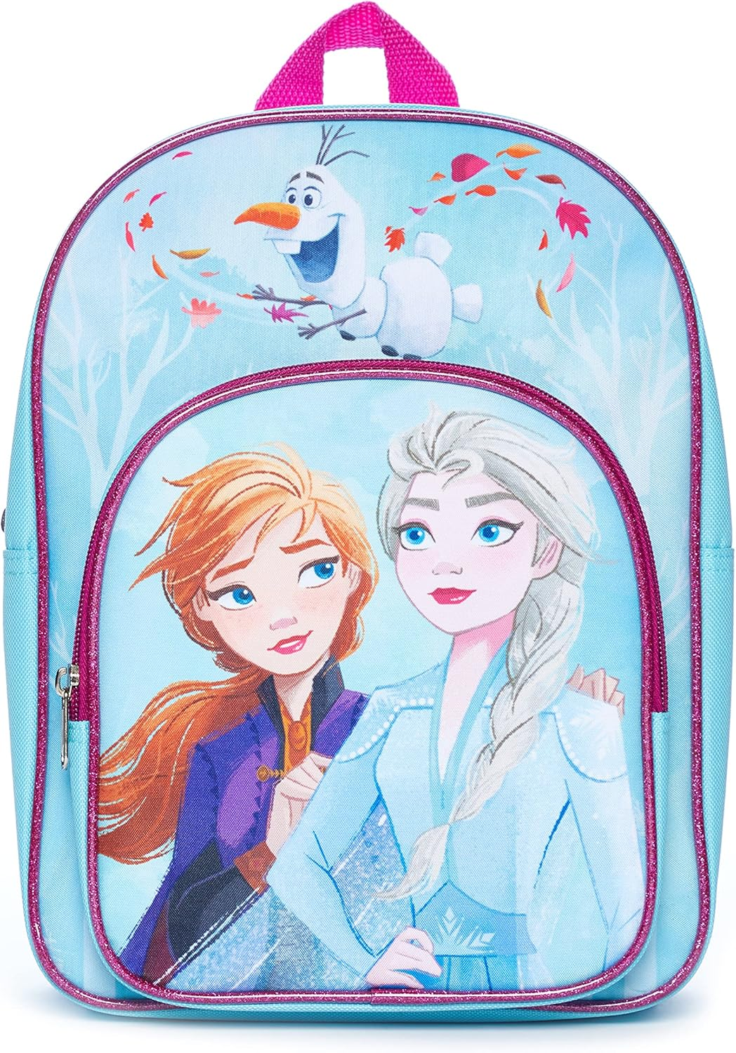 Disney Girls Frozen Three Is a Team Childrens Backpack, Blue, One Size