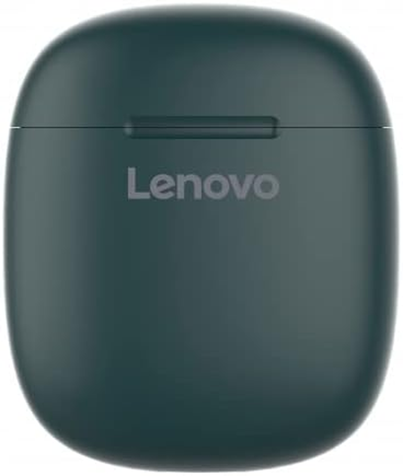 KIANO Lenovo HT30 Bluetooth Headphones, Wireless Stereo In-Ear Headphones with Touch Control, Built-In Microphone, Compact Charging Box, Dark Green image number 5
