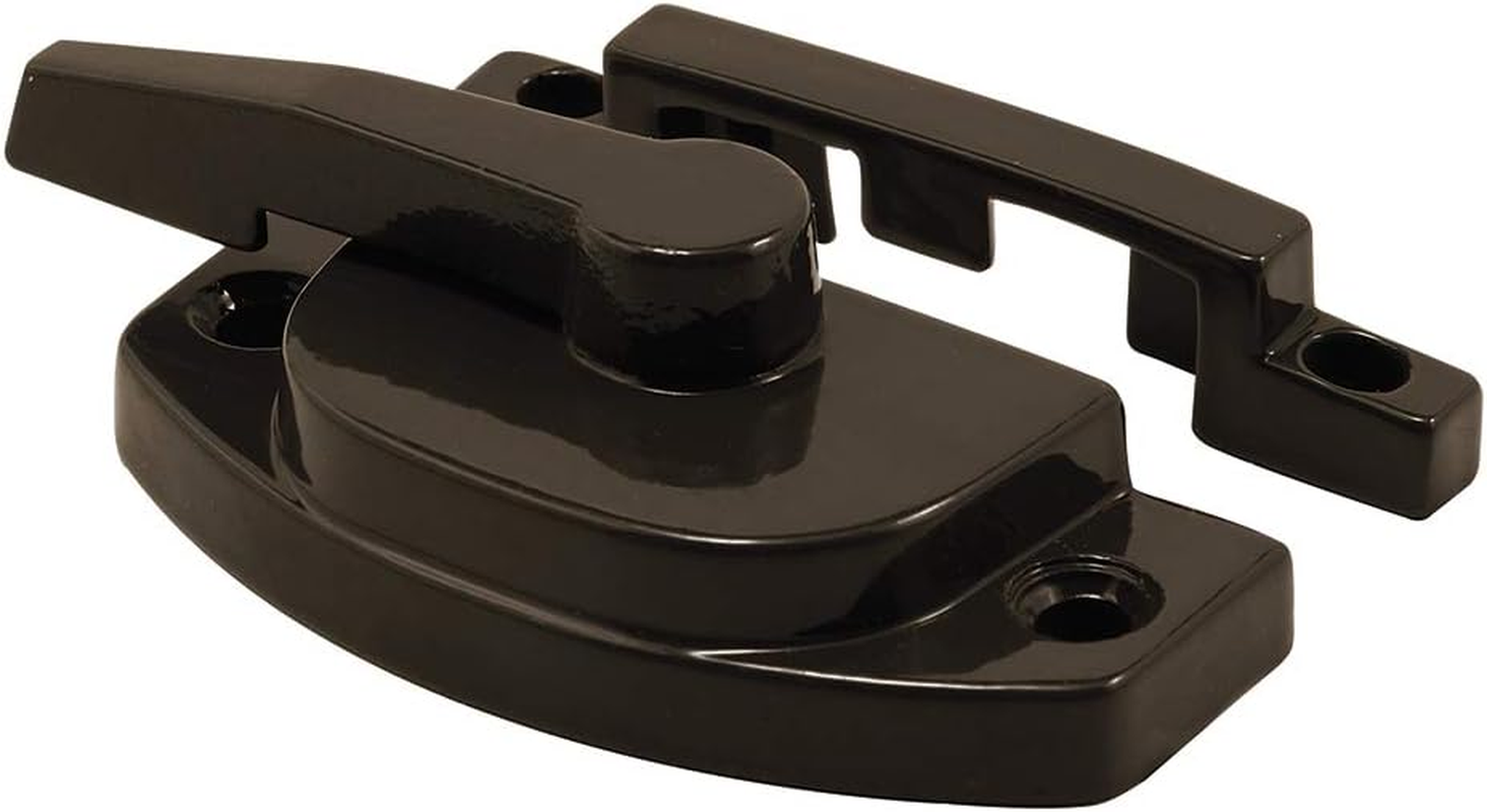 Prime-Line Products F 2763 Window Sash Lock with Keeper, Cam Action, Bronze Finish