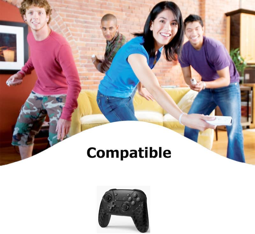 Switch Controller Case, Compatible with Nintendo Switch Pro Controller, Game Controller Holder Protective Cover Travel Storage Case Carrying Bag - Black image number 3