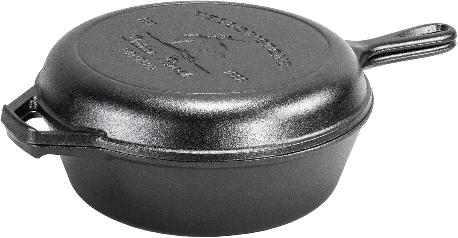 Lodge Yellowstone - 10.5" Square Grill Pan, Cowboy on Horseback image number 1