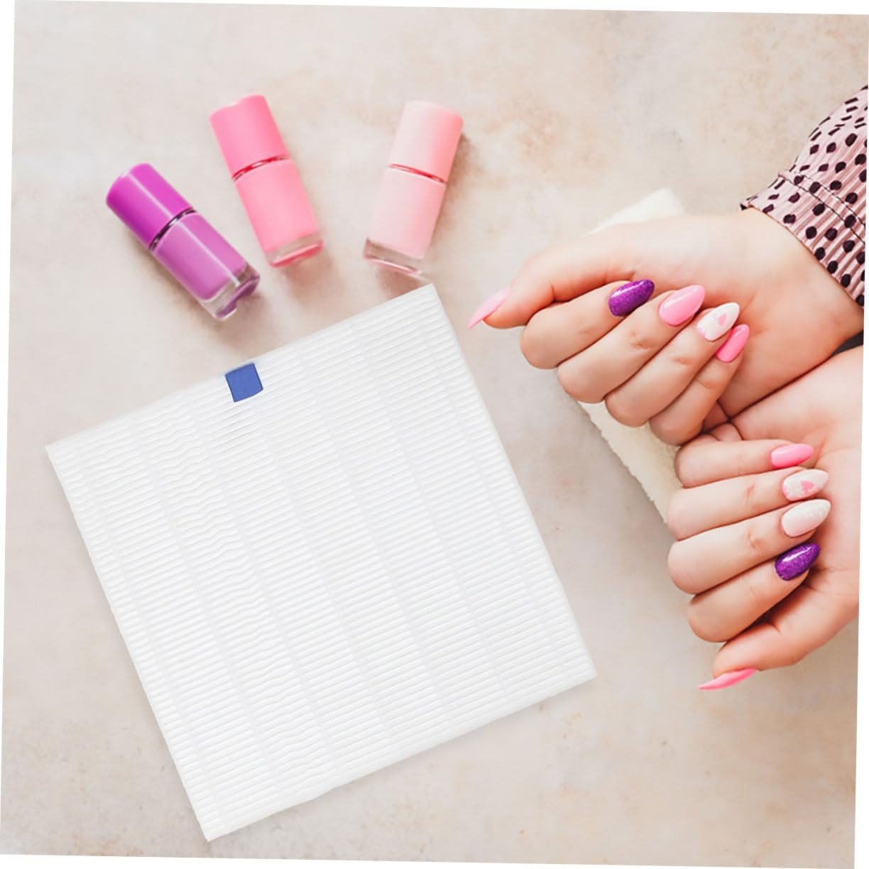 Outanaya Nail Art Vacuum Filter Vacuum Dust Collector Filters Paper Dust Collector Replacement Bags Replacement White Composite Pp image number 6