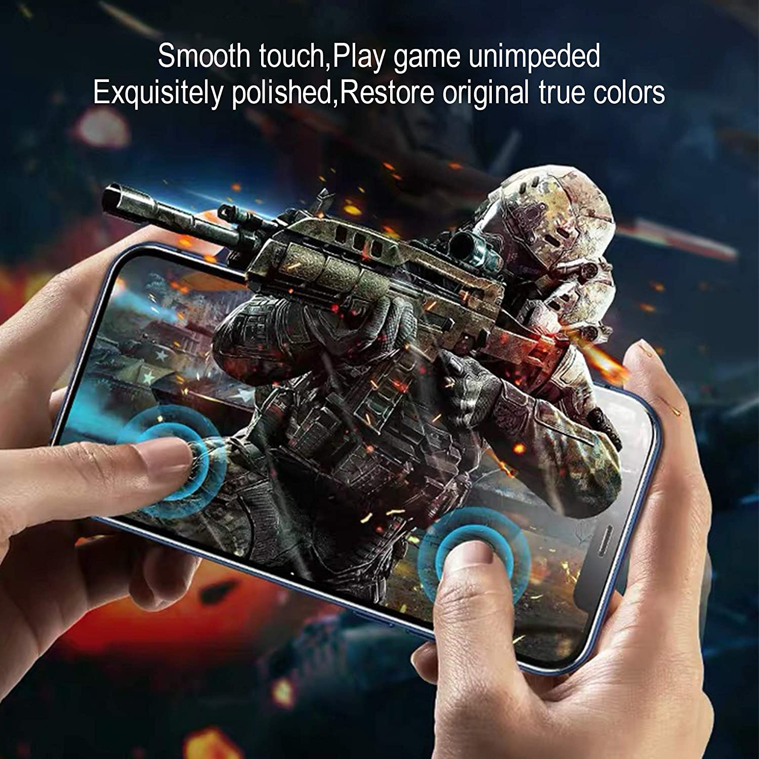 Arae Screen Protector for Iphone Xr/Iphone 11, HD Tempered Glass, anti Scratch Work with Most Case, 6.1 Inch, 3 Pack image number 2