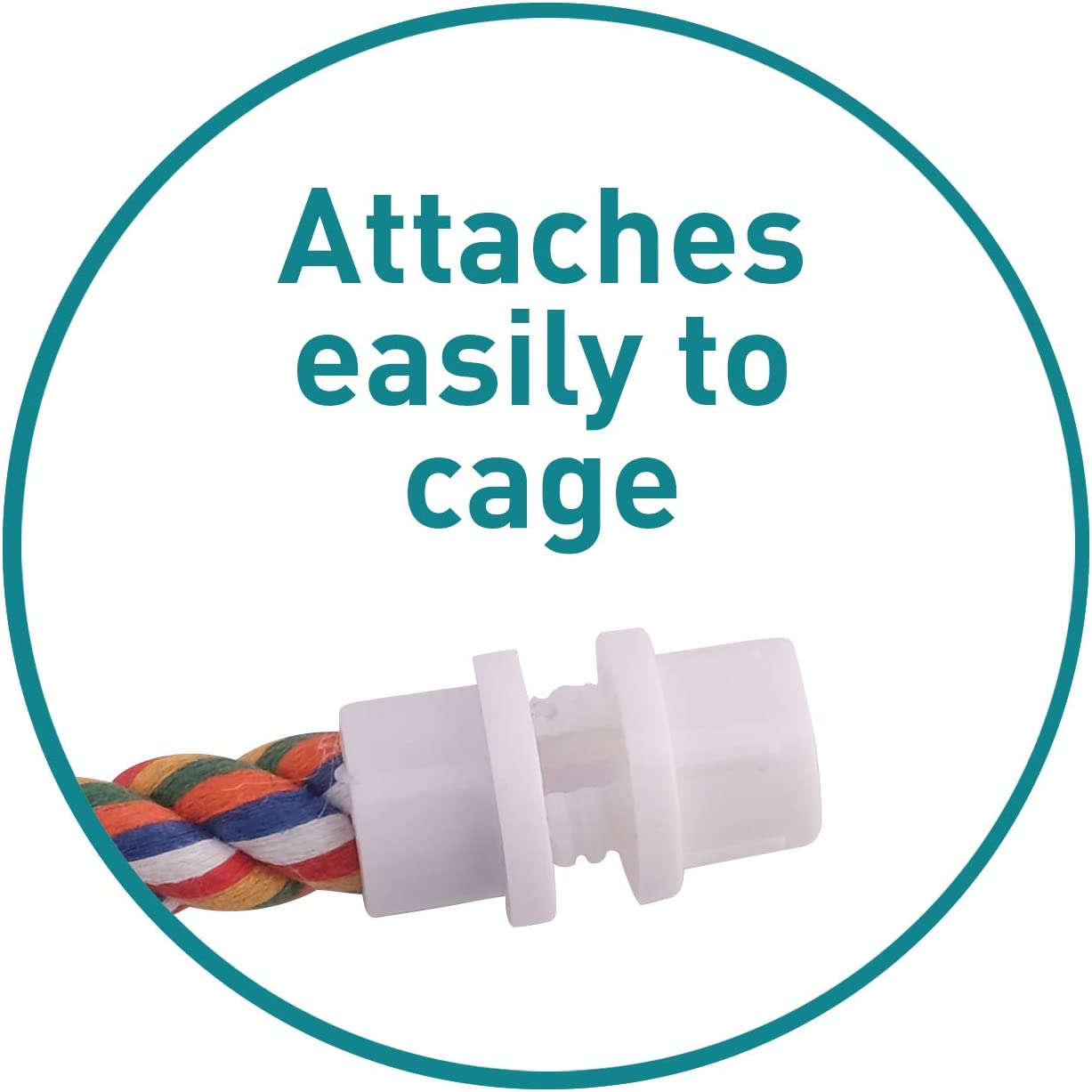 LIVING WORLD 81361 Banana Flavoured Cotton Bird Perch image number 4