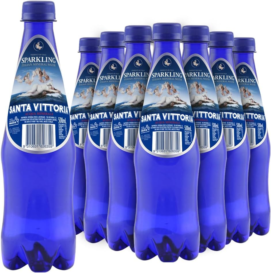 Santa Vittoria Sparkling Mineral Water PET 500ML X 12 Bottles image number 4