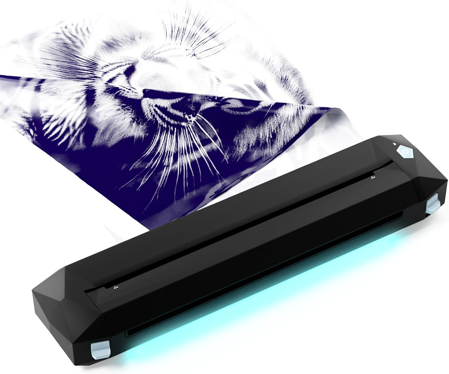 KVM Wireless Tattoo Thermal Stencil Printer Bluetooth or USB Interface Thermal Paper or Transfer Paper Printing Quick Stencil Printer for Tattoo Artists and Beginners with Smartphone & Laptop image number 1