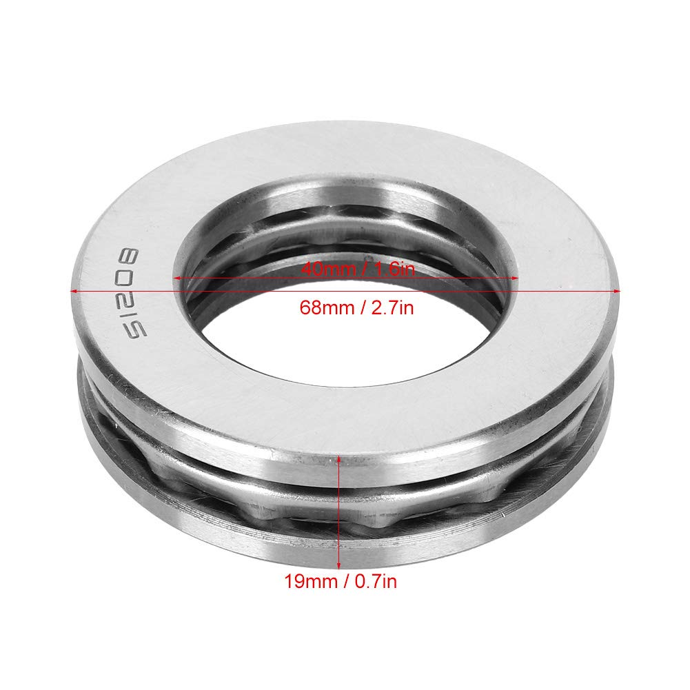 Axial Thrust Ball Bearing High Accuracy Plane Pressure Industrial Accessories 51208 for Industrial Bearings image number 2