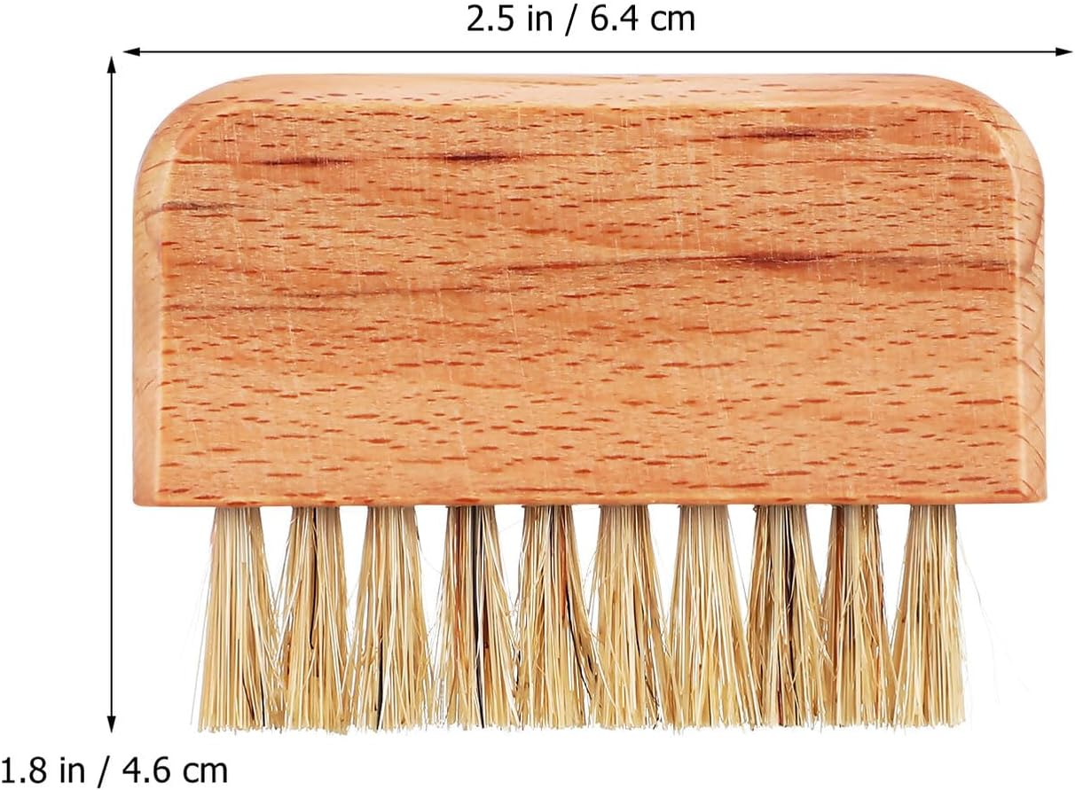 ARTSEWPLY Wooden Nail Brush with Dense Stiff Boar Bristles for Deep Fingernail and Toenail Cleaning Skin-Friendly Pedicure Scrub Tool for DIY Manicurists and Nail Care Specialists image number 5