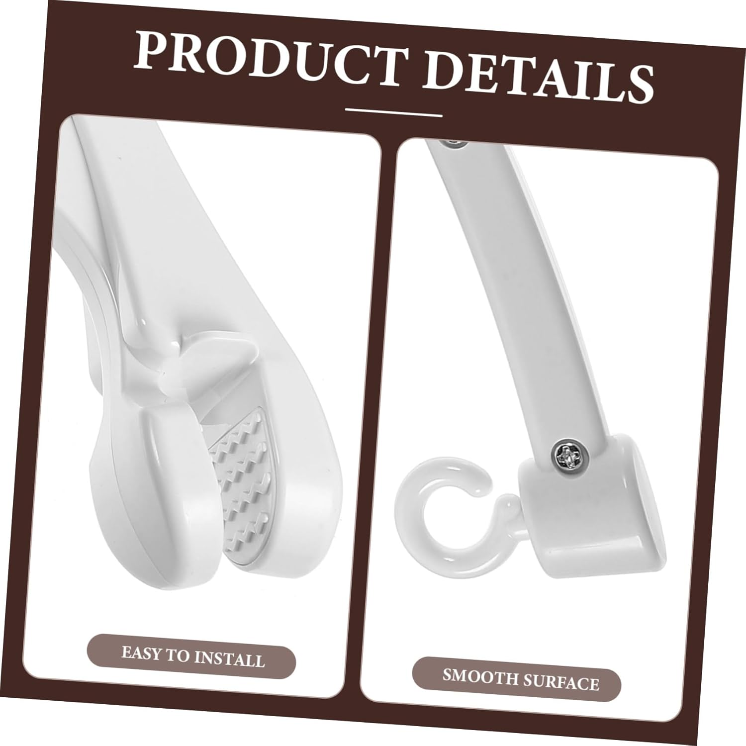 Yardwe Crib Mobile Holder Crib Mobile Hanger Arm Rotatable Wood Grain Nursery Bed Bell Stand DIY Decoration image number 2