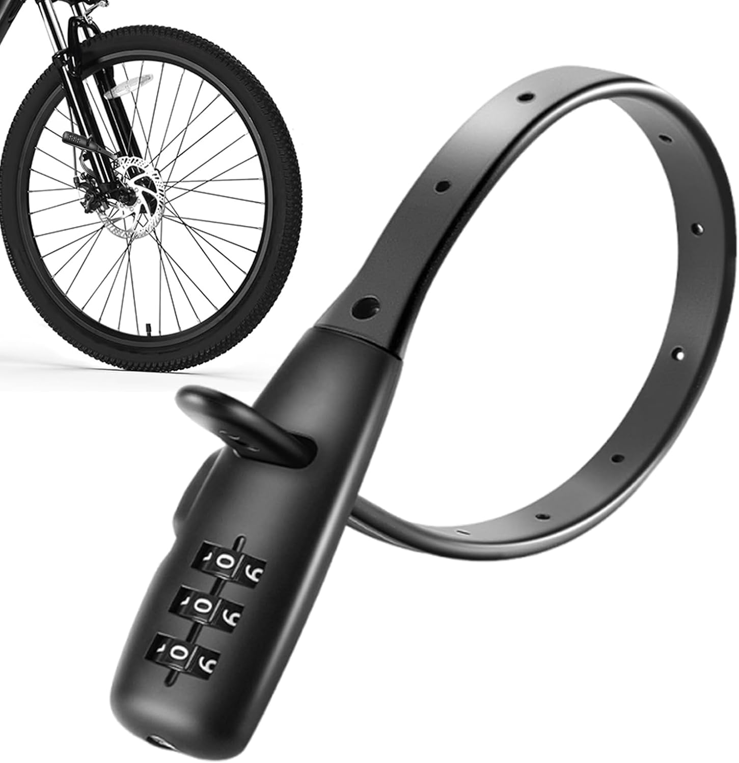 Zip Tie Lock Combination,Zip Tie Scooter Lock with Combination | Adjustable Protective Anti-Theft Hardware for Door Skateboard Cabinet Scooters Stroller Refrigerator Gate