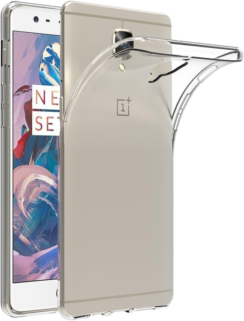 Case for Oneplus 3 / Oneplus 3T (5.5 Inch) Maijin Soft TPU Rubber Gel Bumper Transparent Back Cover image number 2