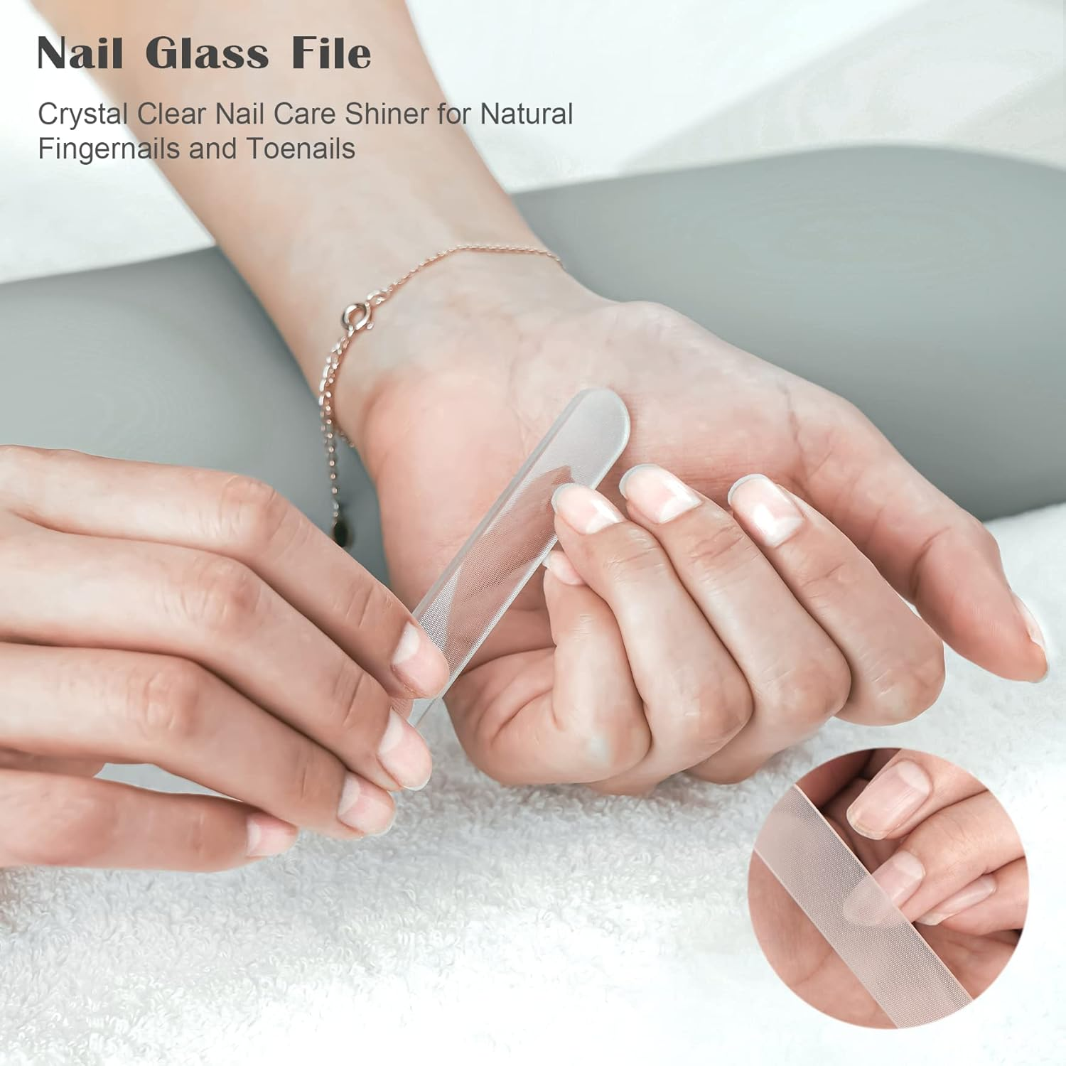 FVION Professional Nail Clipper with Glass Nail File, Wide Jaw Heavy Duty Nail Cutter - No Splash Toenail Clipper for Thick Nails with Lock & Catcher in a Beautiful Gift Box image number 4