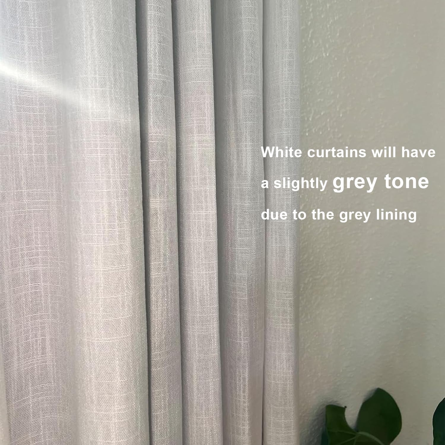 Vision Home White Pinch Pleated Full Blackout Curtains Thermal Insulated Window Curtains 63 Inch for Living Room Bedroom Room Darkening Pinch Pleat Drapes with Hooks Back Tab 2 Panel 40" Wx63 L image number 2