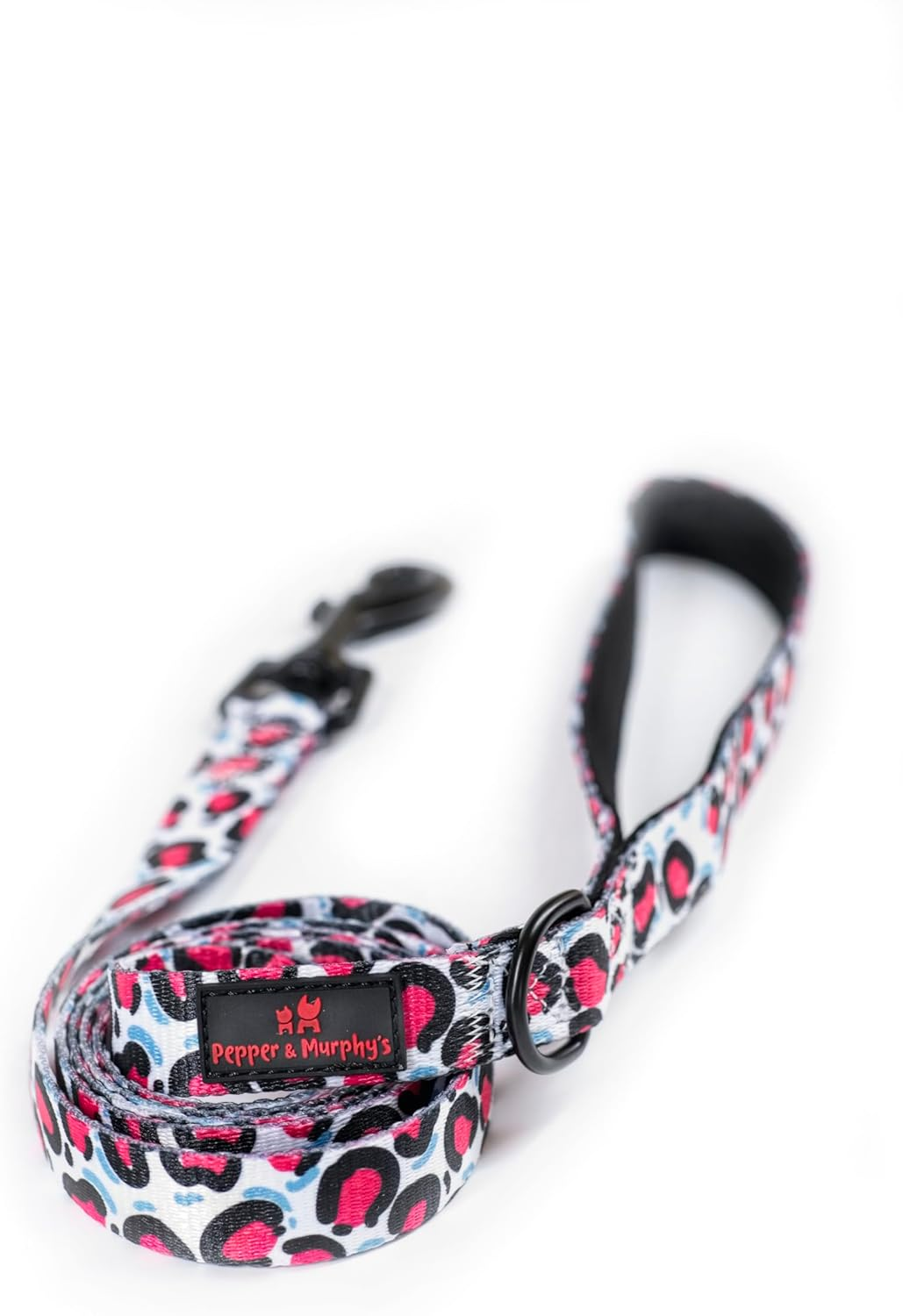 Wildstyle Pink Leopard Dog Cat Pet Leash &ndash; Durable, Stylish, & Comfortable image number 1