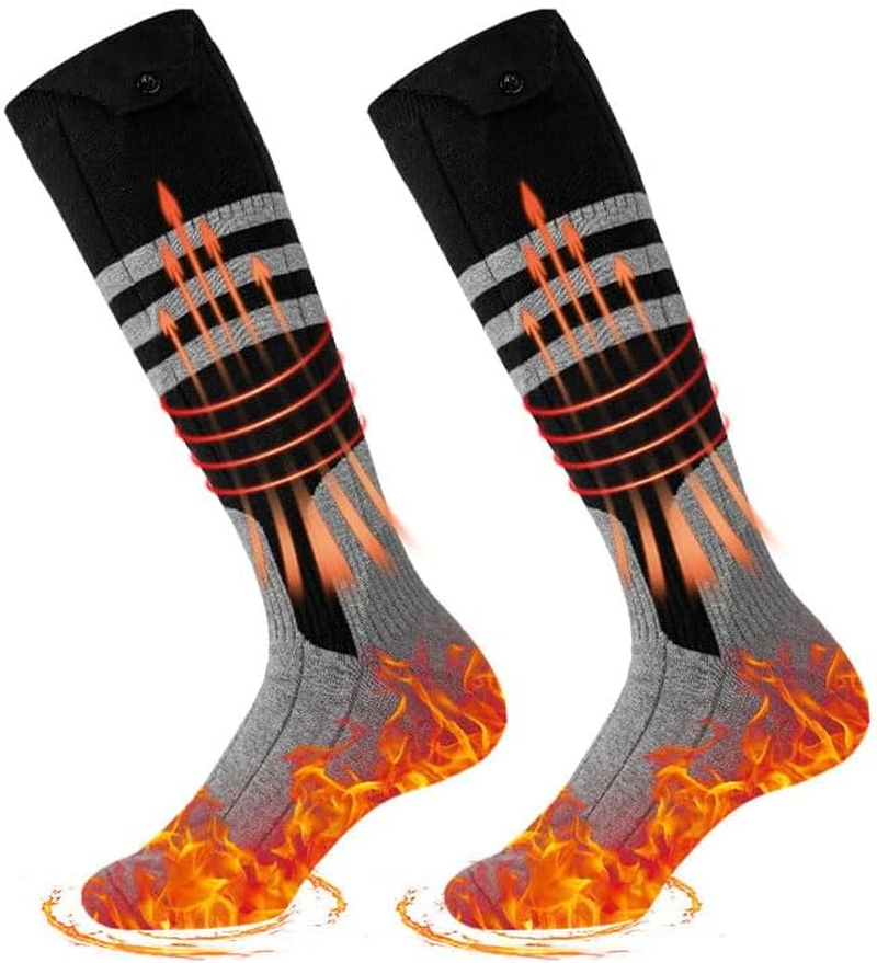 Rechargeabel Electric Heated Socks for Men and Women with Rechargeable 5000Mah Battery, with 4 Temperature Settings, for Skiing, Camping, Hiking image number 5