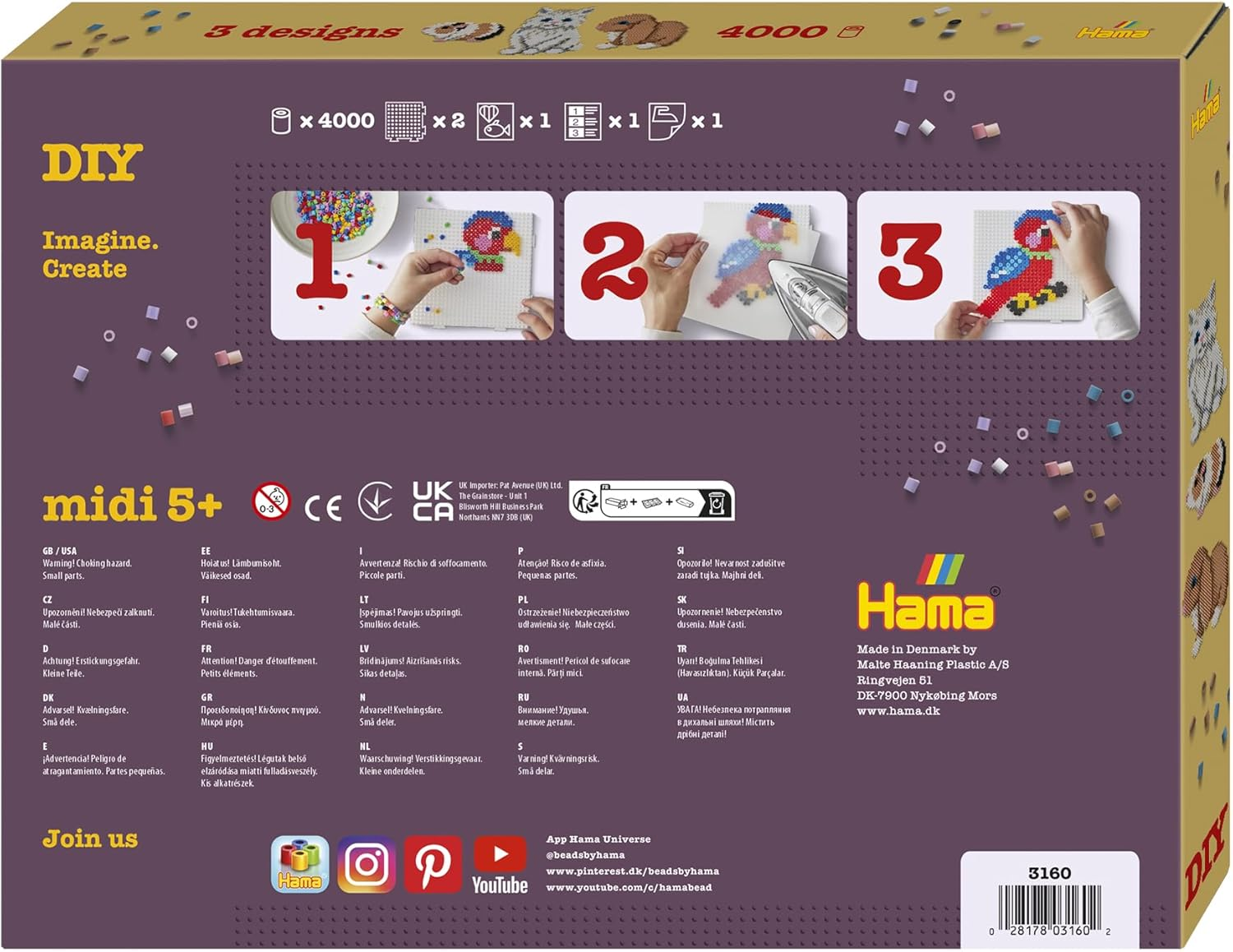 Hama-Perlen 3160 Gift Pack, Multi-Colour image number 5