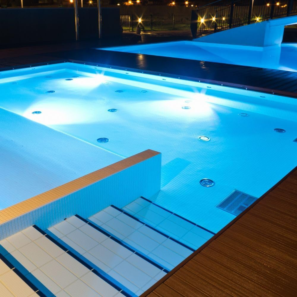 Water Technix Vivid LED Retro Pool Light Multi Colour - 18W Super Bright, 1235 Lumen, 120&deg; Beam Angle, 252 LED Chips, 1M Cable & Retrofit Bracket Included, Easy Installation, 2-Year Warranty image number 4