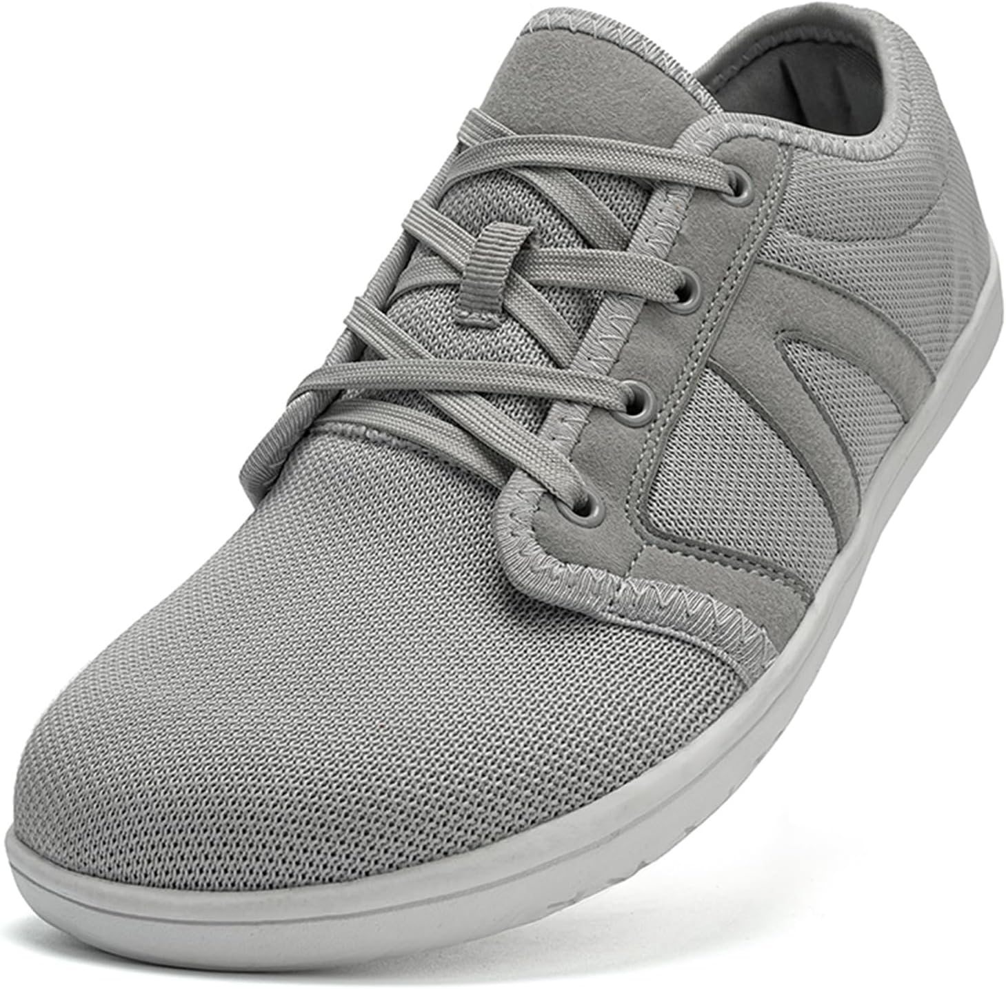 FLIOZY Men'S Fashion Wide Minimalist Barefoot Casual Walking Lace up Shoes Trail Runner Sneakers