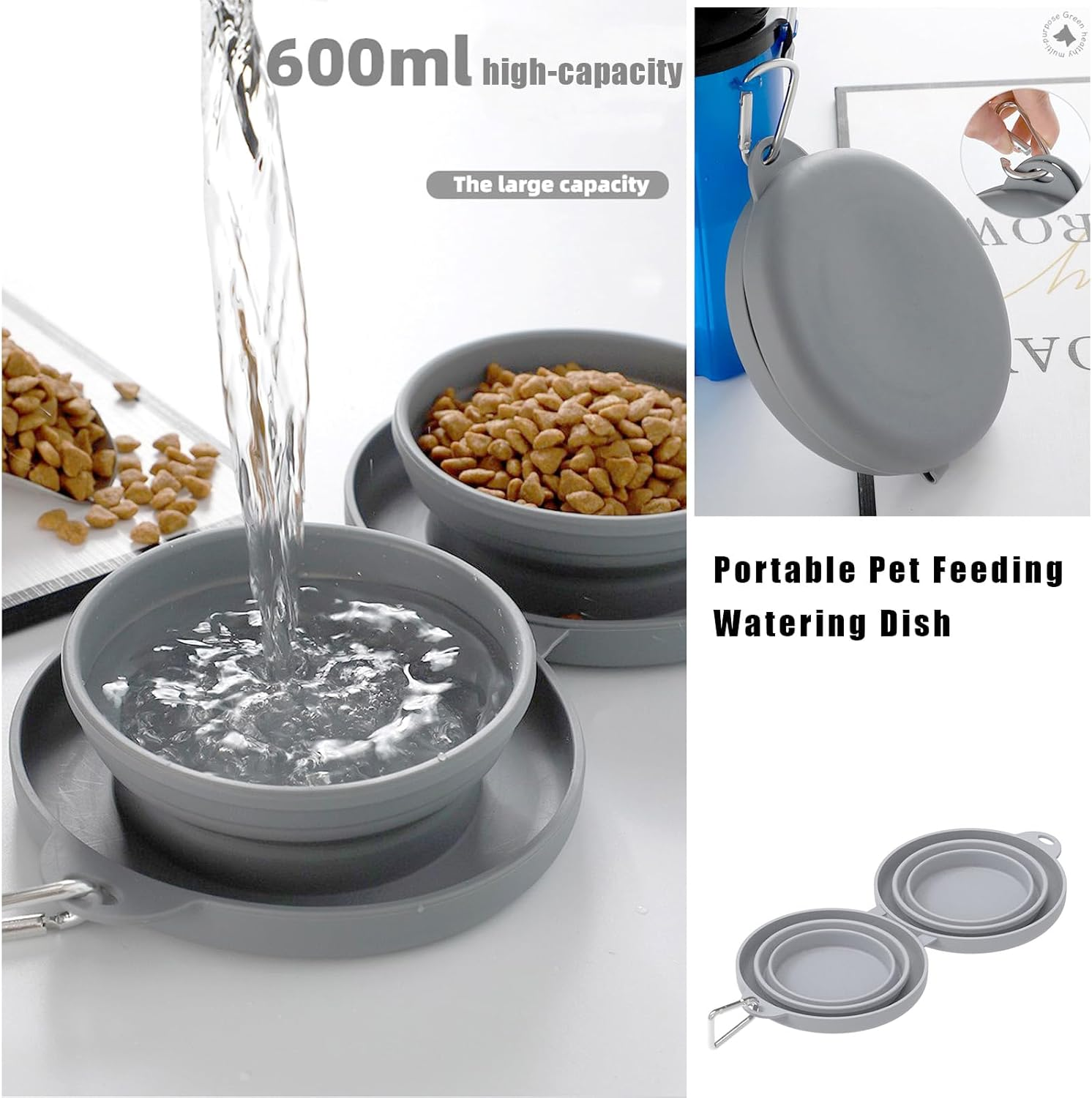 Dog Bowl, Cat Bowl, Flat anti Slinging Bowl, Feeding Bowl, Large Dogs, Small Cats, Cat Bowl, Accessories Cat Plate, Dog Bowl Raised image number 4