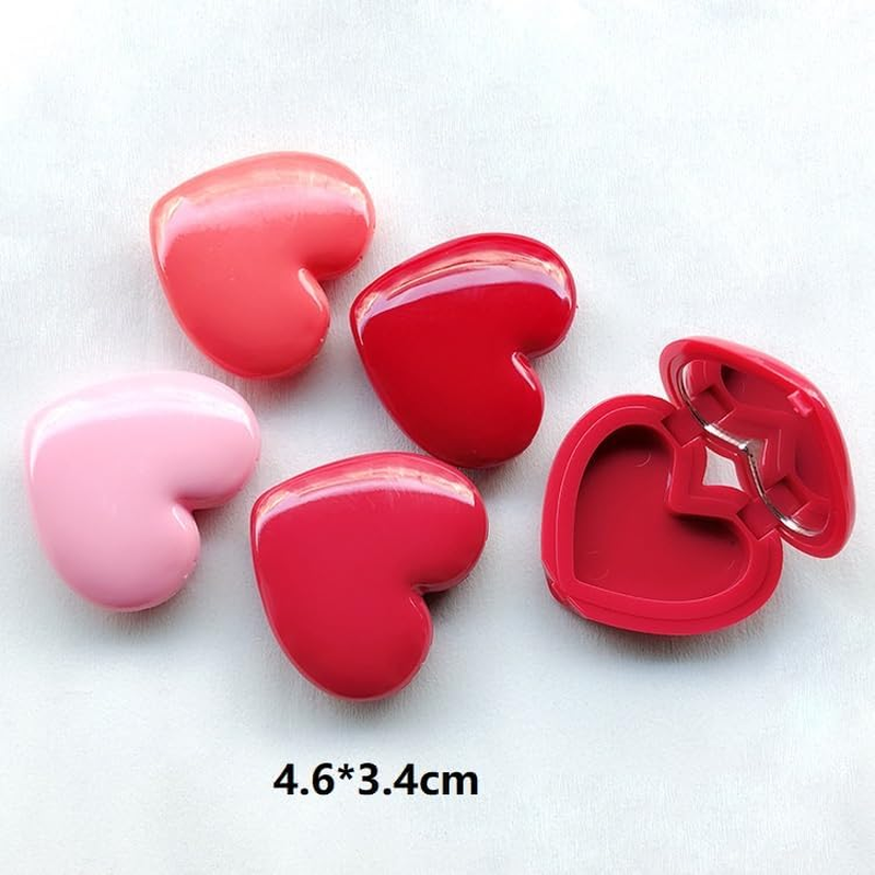 4Pcs Shape with DIY Refillable Container Blusher Lovely Lip Case Sample Eyeshadow Makeup Cute Eye Cosmetic Cosmetics Mini Balm Depotting (Multiple Colors, One Size) image number 2