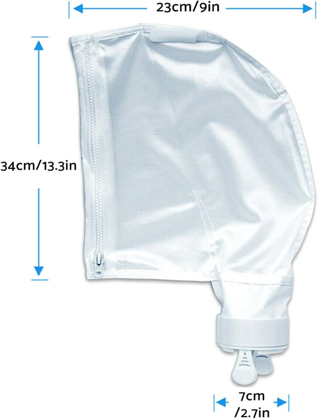 2PCS Zipper Bags Replacement All Purpose Filter Bag Suitable for Polaris 280 480 Pool Cleaner Suction Machine Kit image number 3