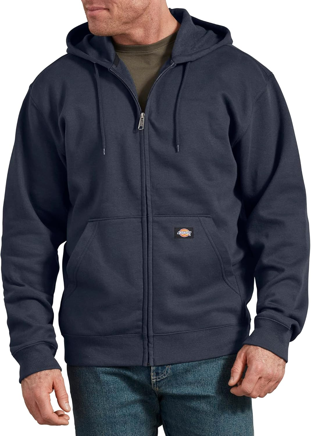 Dickies Men'S Full Zip Fleece Hoodie