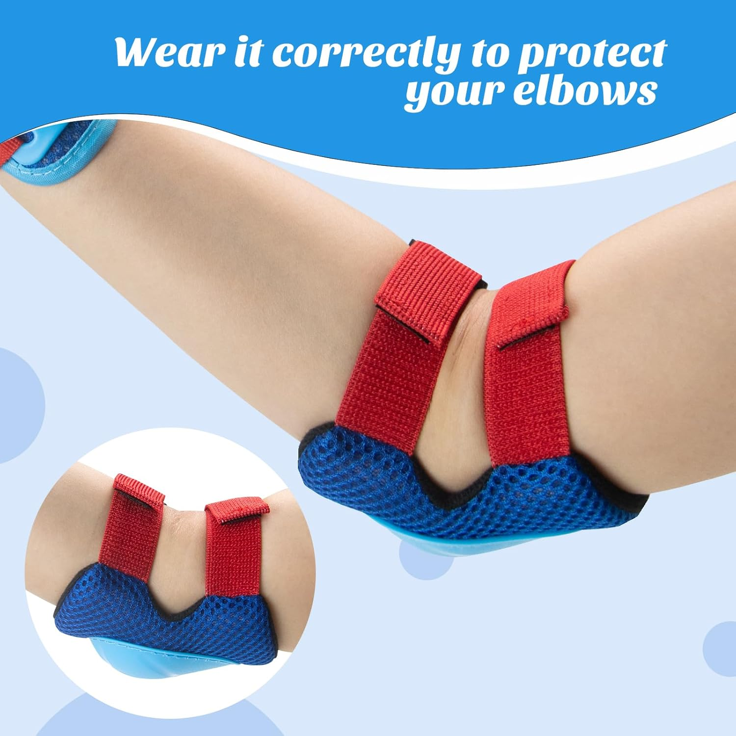 CKE Kids/Youth Knee Pad Elbow Pads Guards for Boys Girls 2-14 Year Old Kids Protective Gear Set for Skating Cycling Bike Rollerblading Scooter