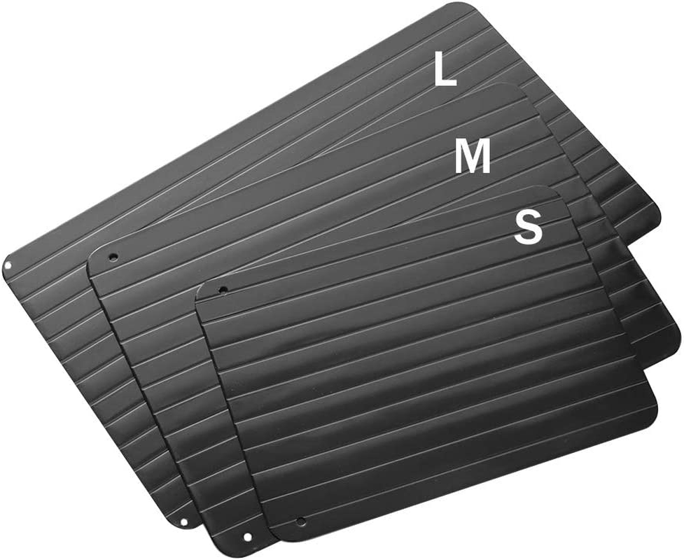 DGBAY Magic Metal Plate Defrosting Tray Safe Fast Thawing Frozen Meat Defrost Kitchen Tools (S Size) image number 1