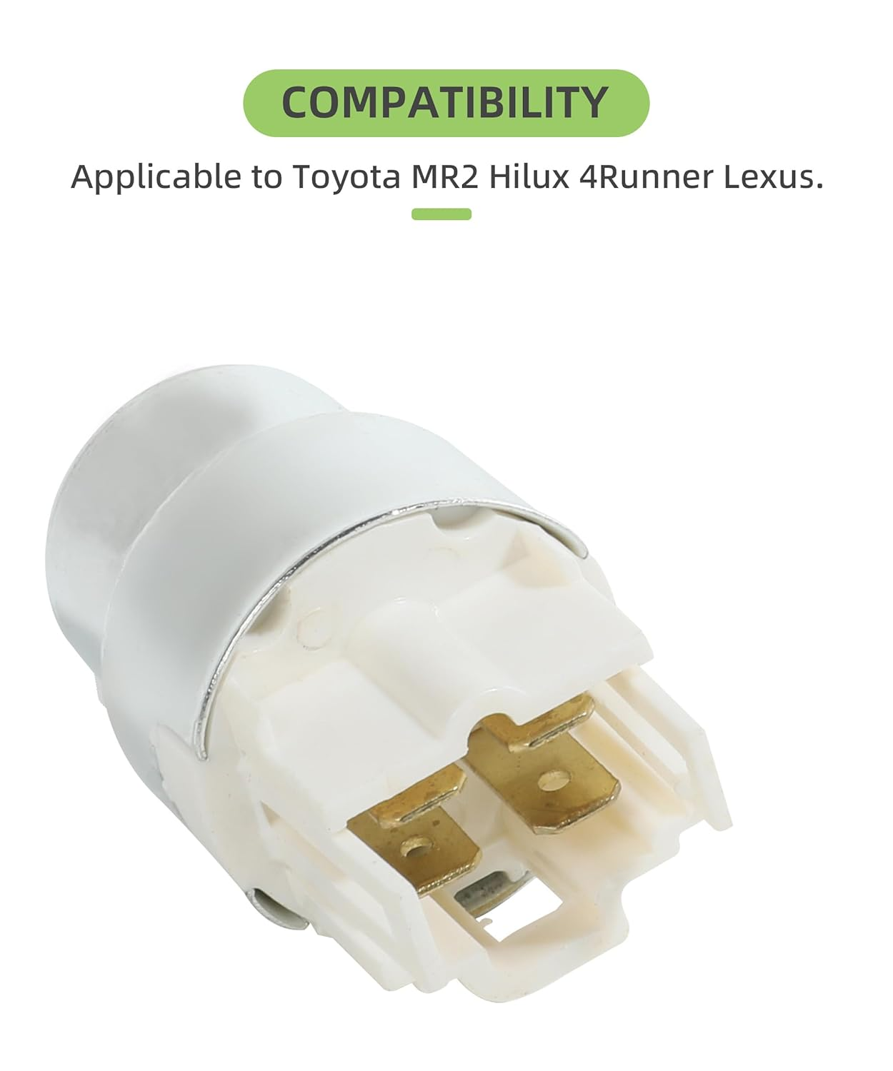 Zlirfy 4Pin Car Relay, 12V 22A 2 to 4 Switch, Manual, Automotive Accessory Relay, Replace 90987-02004, 056700-5260, 90987-02002, 90080-87001, 90080-87003 image number 3