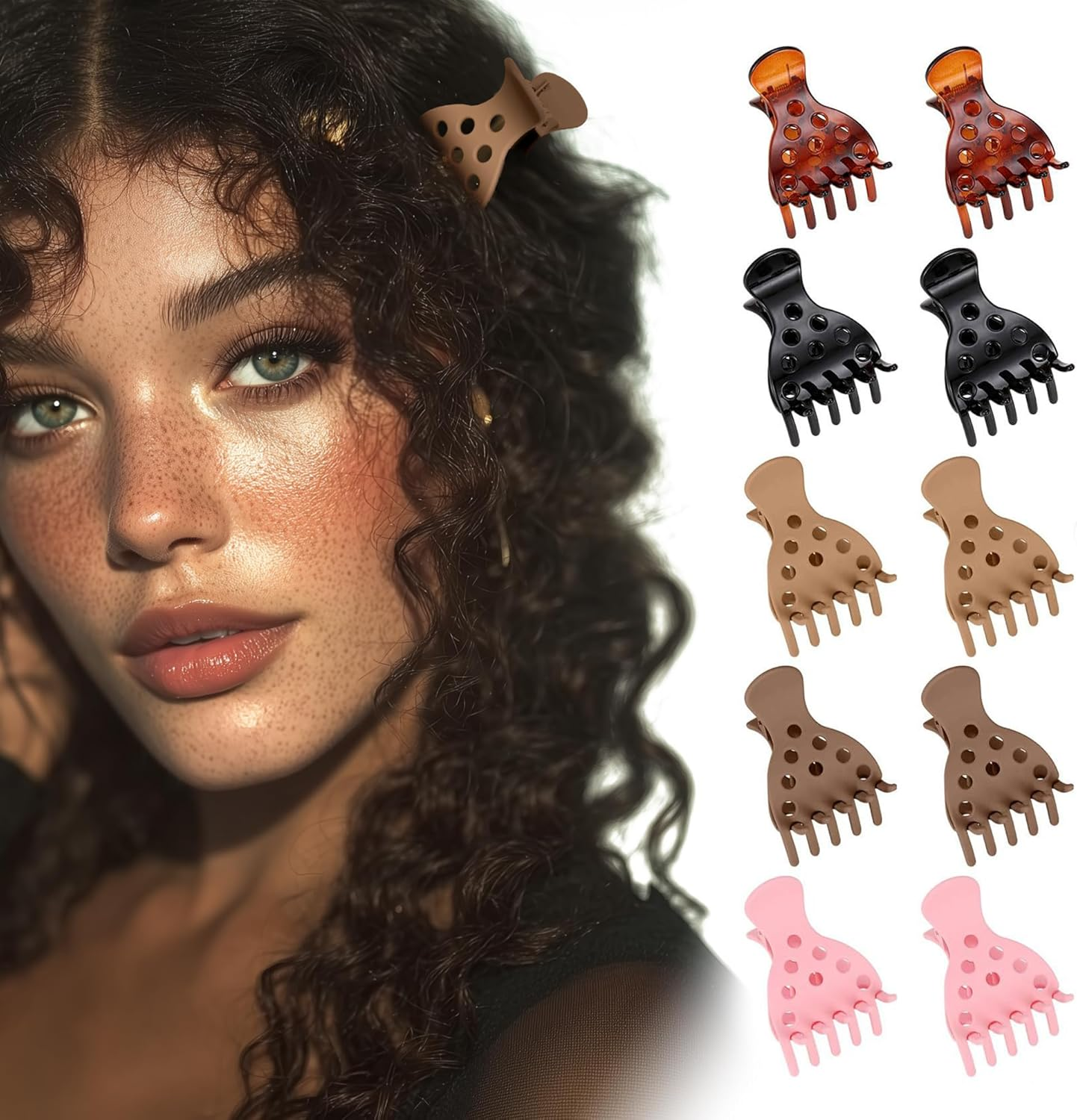 Pack of 10 Hair Clips, Volume Clips, Hair for Fluffy, Volume Clip for the Hairline, Hair Clip, No Imprint, Hair Root Lifting Clips, Volume Clip image number 3