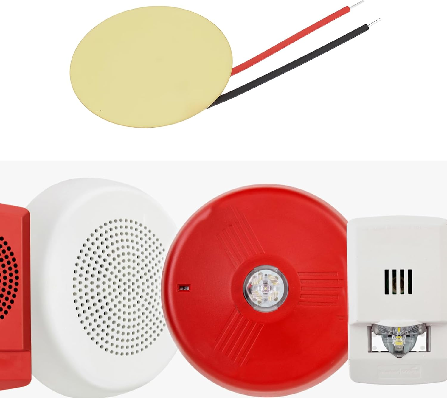 Emagtech 40Pcs Buzzer 18Mm Copper Plate Speaker for Electronic Warning System