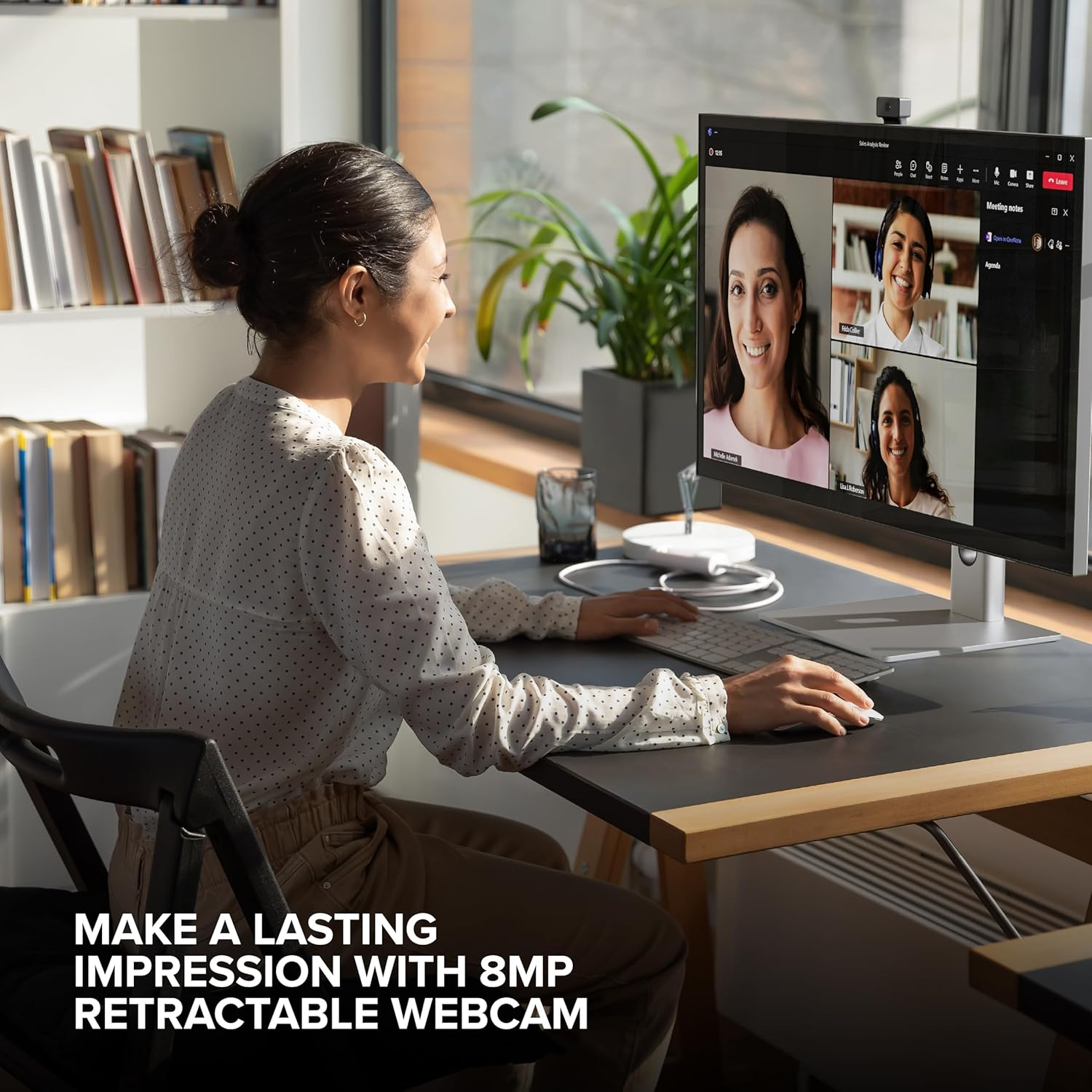 ALOGIC Clarity Max Pro 32" UHD 4K Monitor with USB-C Power Delivery and Webcam image number 1