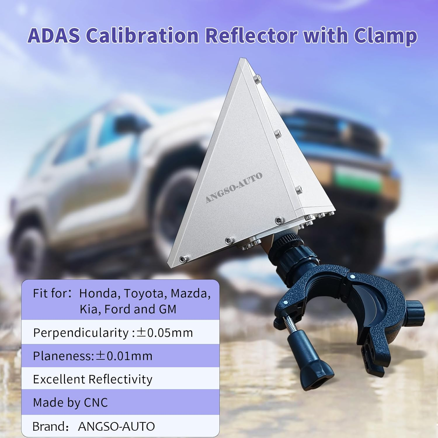 ADAS Calibration Tool ADAS Calibration Target ADAS Calibration Reflector Radar Aiming Corner Reflector Target for Honda Toyota Mazda Kia Ford GM image number 5