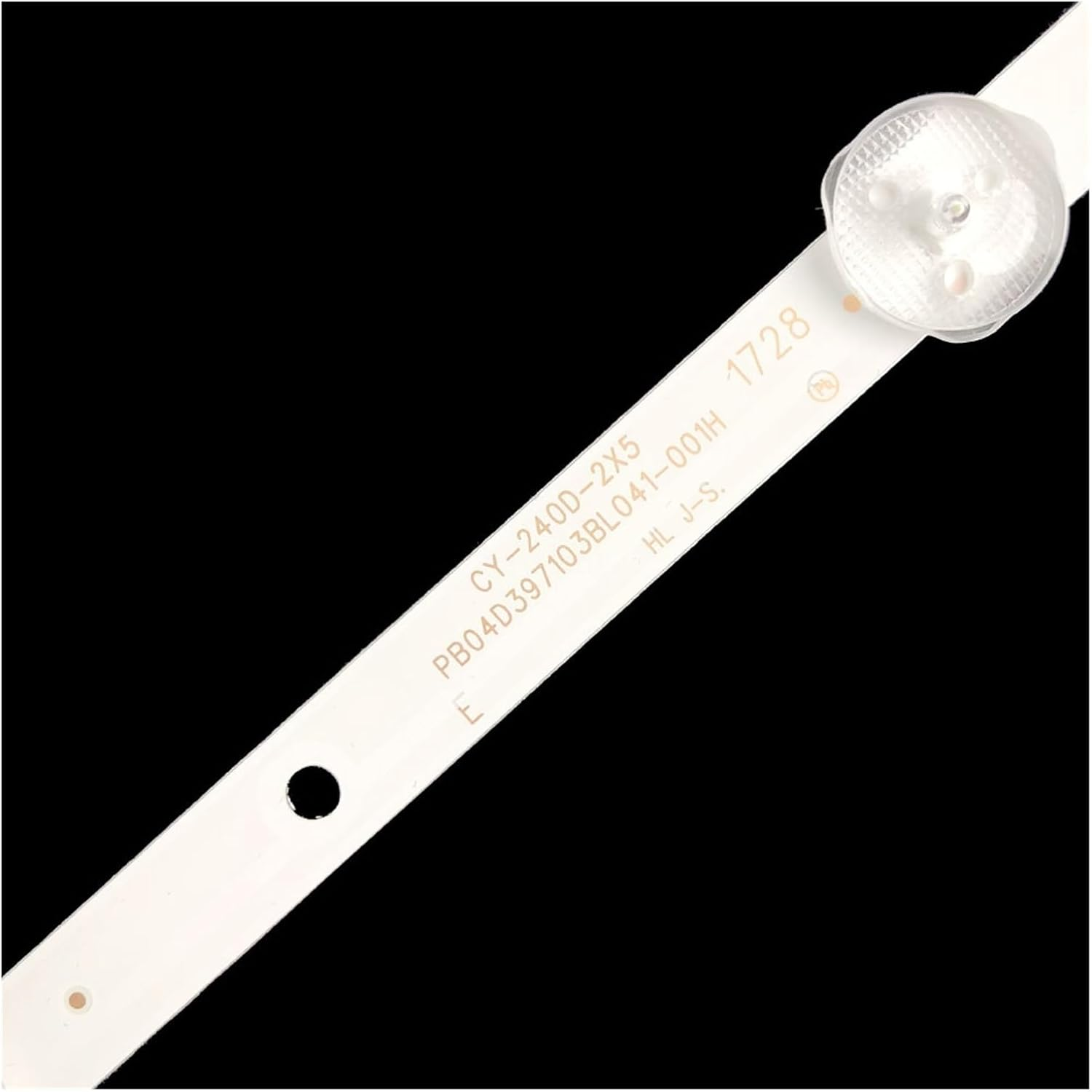 2Pcs 400Mm Led Backlight Bar for Sun/N.Y 24Inch TV Repair PB04D397103BL041-001H CY-240D-2X5 L24V639V 24PL52TC 24DN6T2 AX024LD075-M image number 3